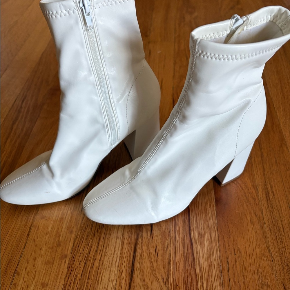 Nasty Gal White Booties